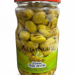 720 CC CAM KAVANOZ IZGARA YEŞİL ZEYTİN 181-230 (380 GR)